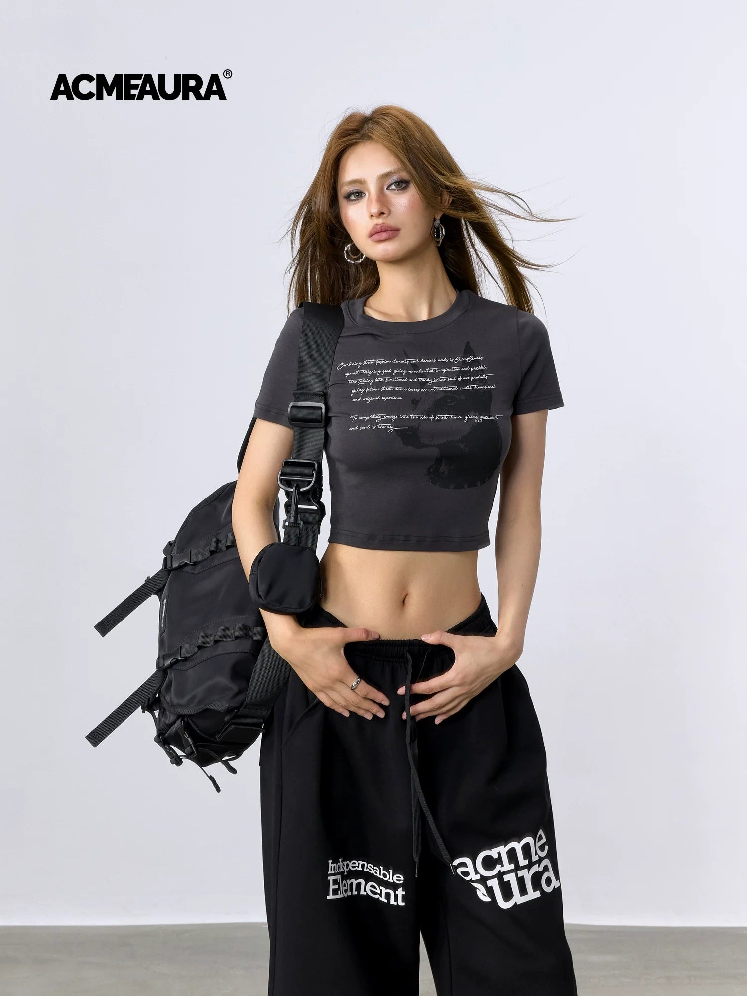 AcmeAura® American Skinny Spice Short Crop Top KT3206