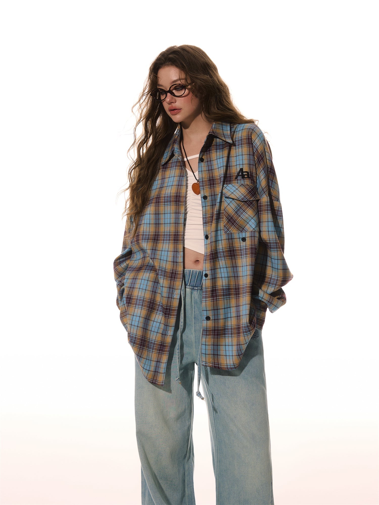 AcmeAura® American Retro Plaid Shirt KT3273