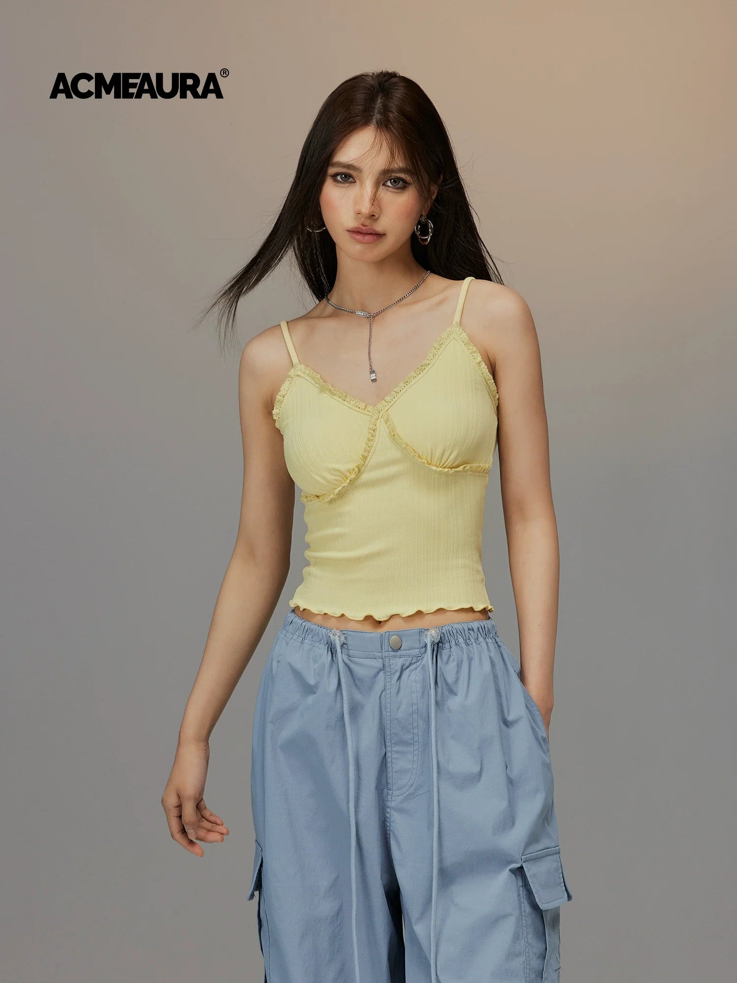 AcmeAura ® Summer Lace Sling Vest KT3183