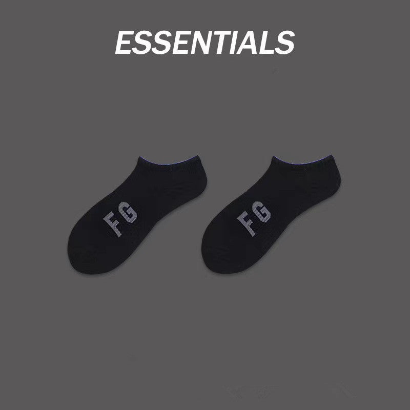 FOG ESS Women's Sports Cotton Boat Socks 4Pairs KT3034