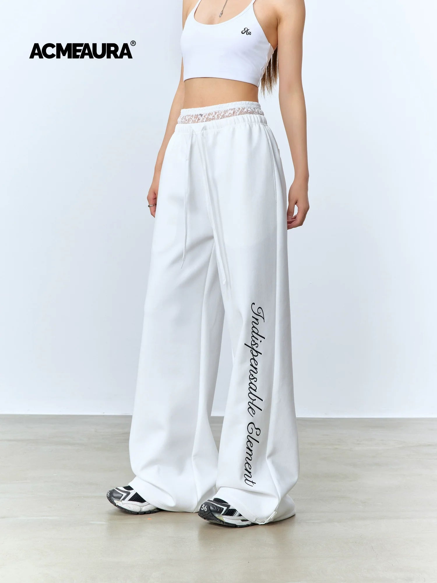 AcmeAura® High Waist Loose Wide Leg Pants KT3201