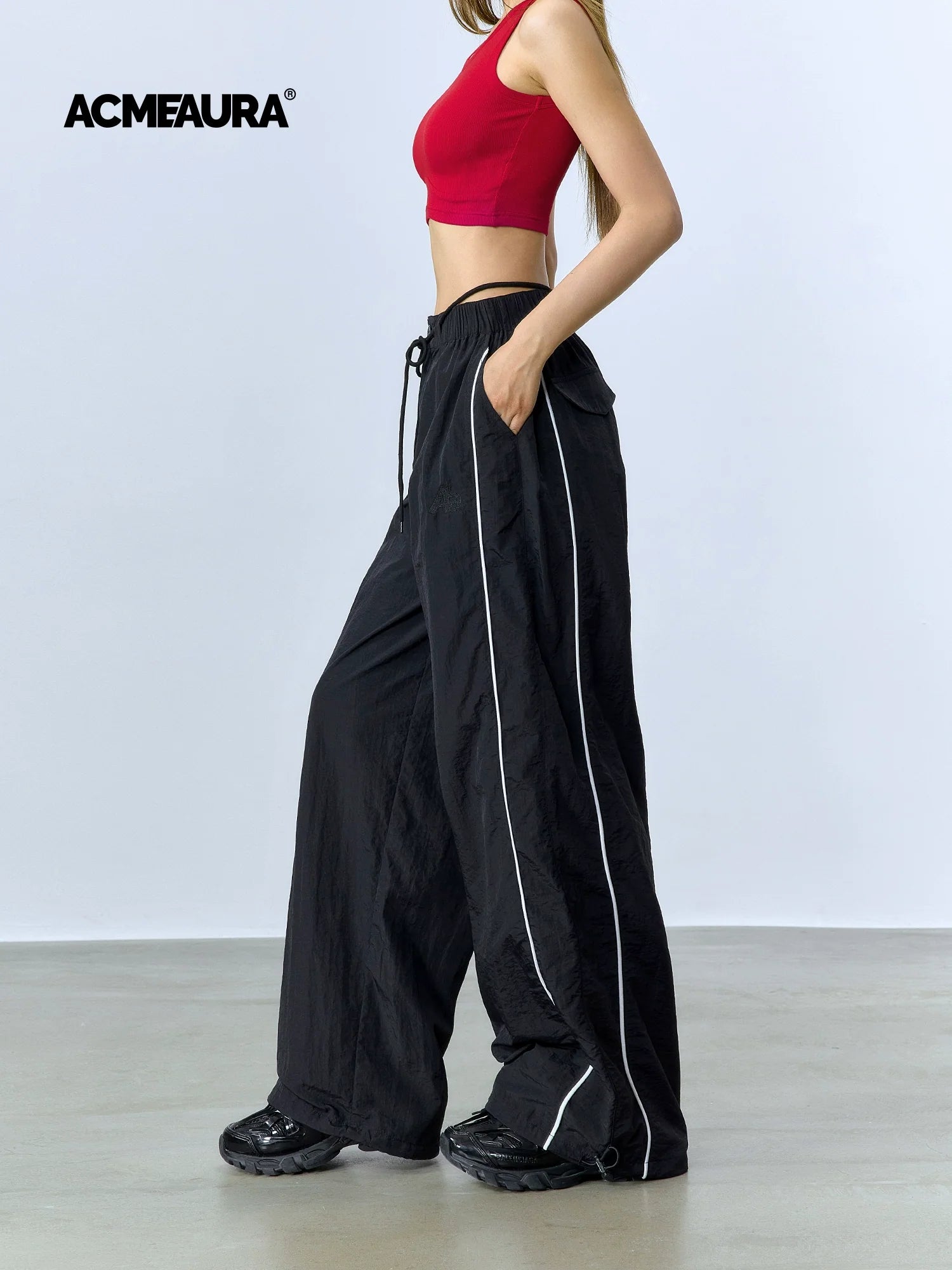 AcmeAura ® Summer Breathable Casual Overalls Jazz Pants KT3193